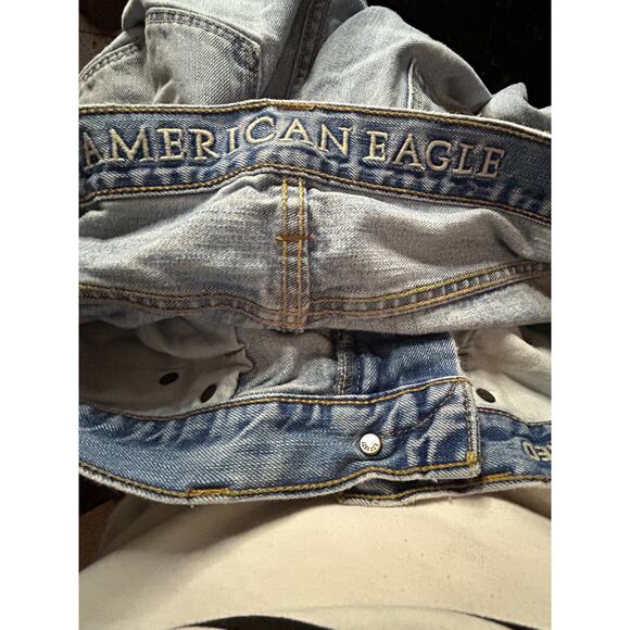 Men’s American Eagle Relaxed Fit Jeans 29x32 Medium Wash Well Loved - Picture 4 of 8